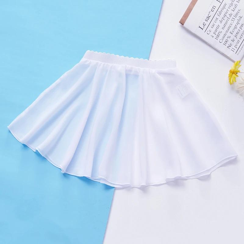 Adulte mousseline de soie Ballet danse Tutu jupe femmes filles gymnastique jupe portefeuille formati