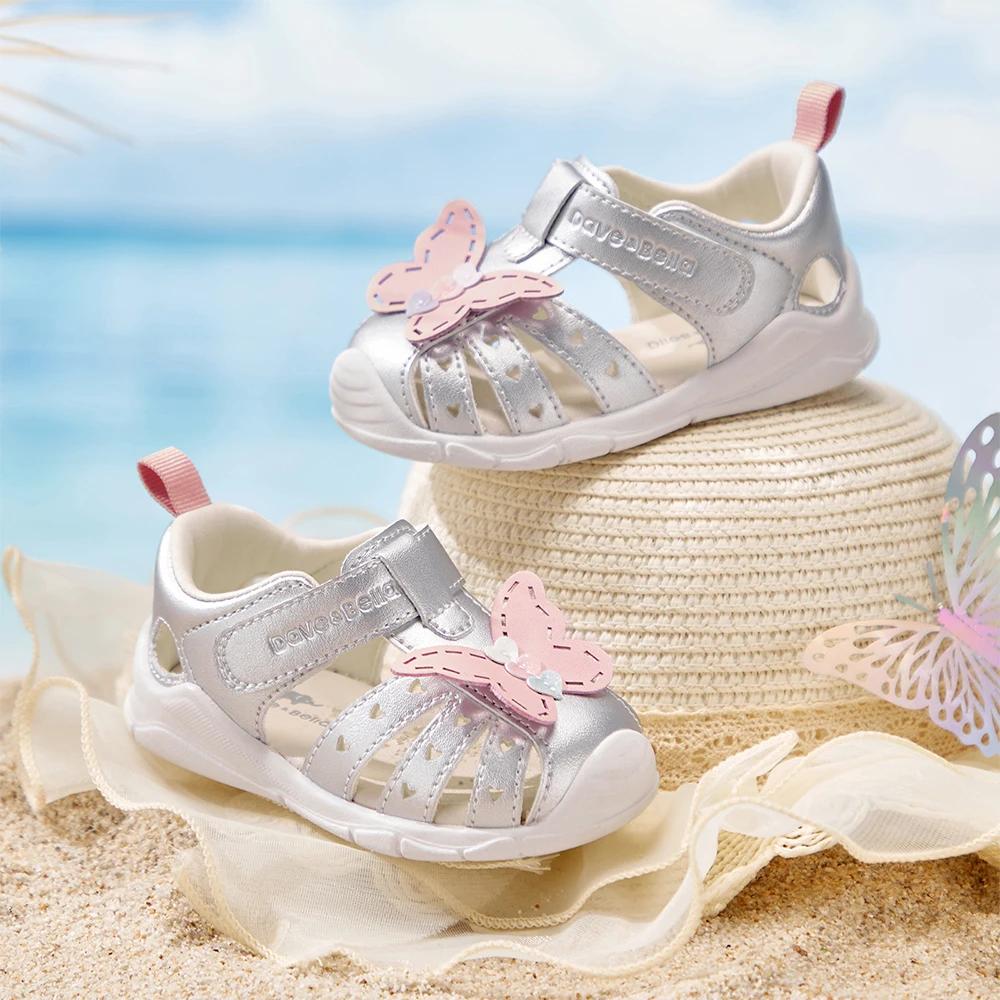 Sandales d'été Dave Bella pour tout-petits, chaussures décontractées pour bébés filles, premières ch