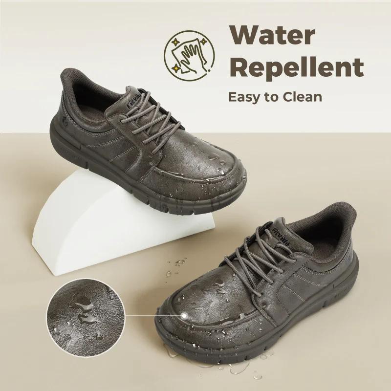 FitVille – chaussures larges à enfiler pour hommes, chaussures Oxford légères et décontractées, bask