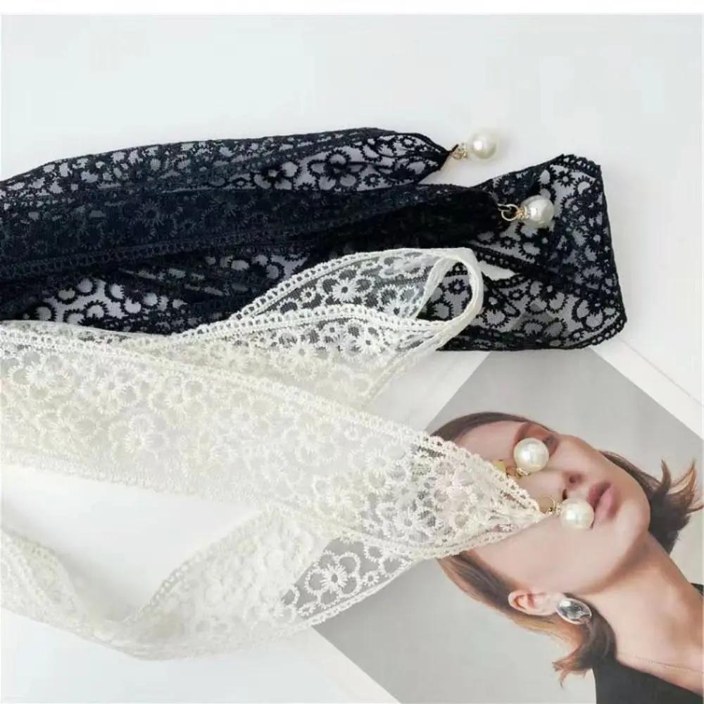 Ceintures de taille en dentelle décoratives pour femmes, élégantes, avec pendentif en perles, access