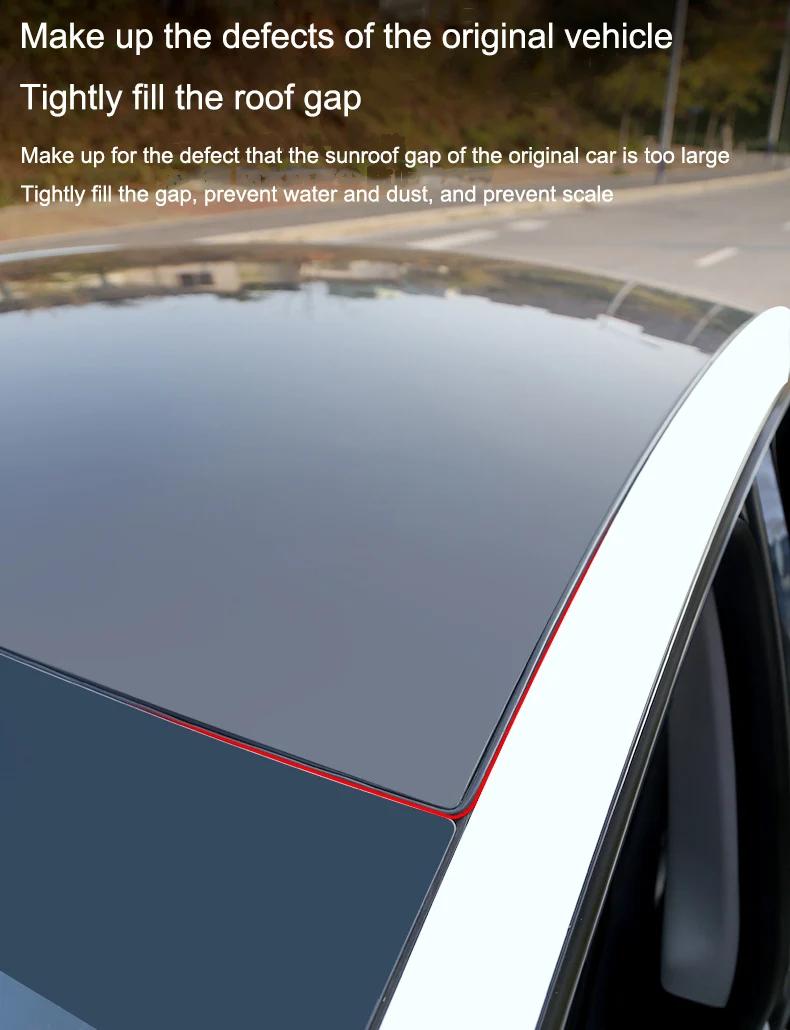 Joint de toit ouvrant Anti-vent et bruit pour Tesla modèle 3 & Y 2017 – 2023, bande de lucarne en ca