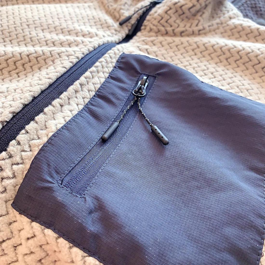 Veste polaire décontractée à col montant pour hommes, pêche, escalade, voyage, sport, escalade, chas