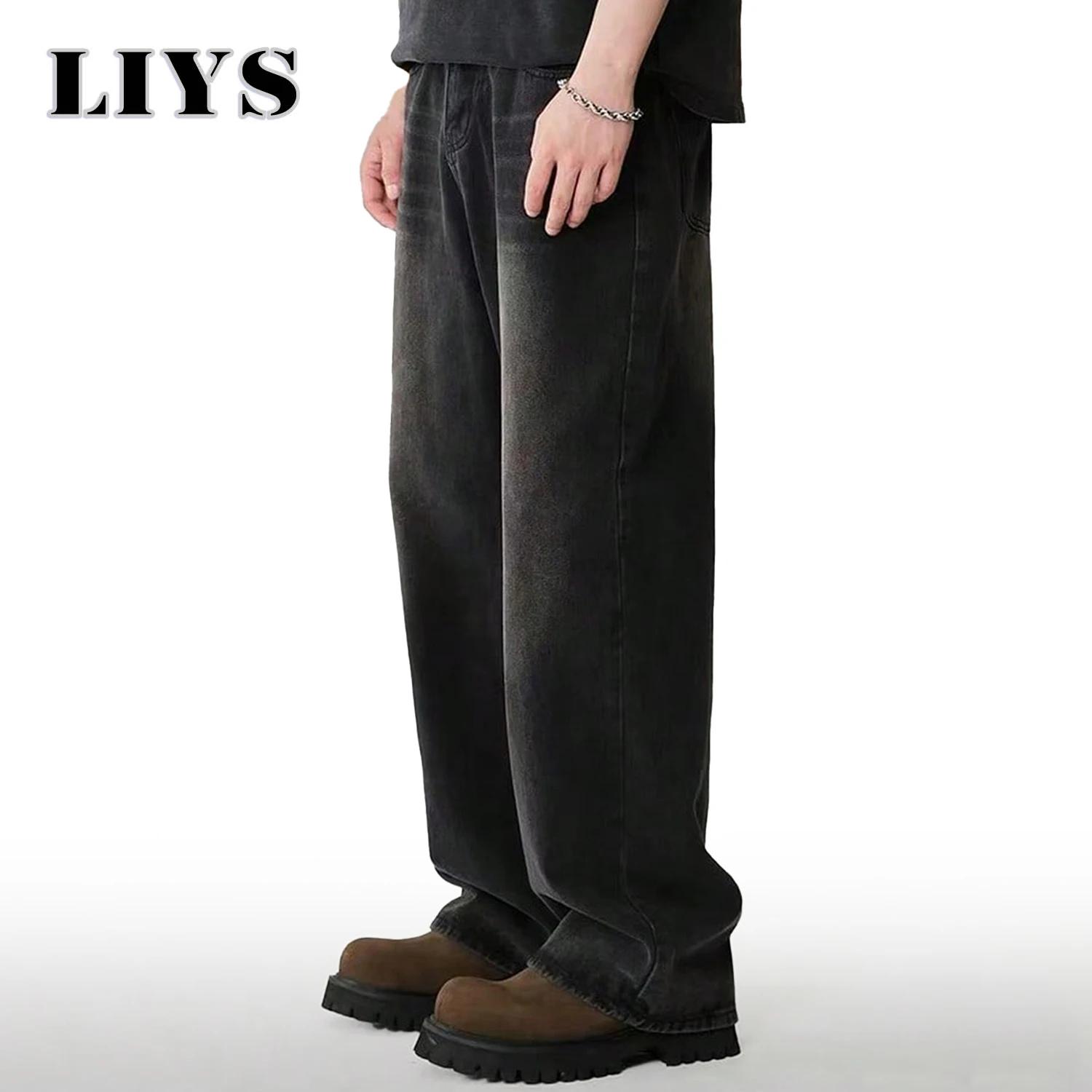 Jean quatre saisons pour hommes Version coréenne étudiant pantalons décontractés haute rue droit amp