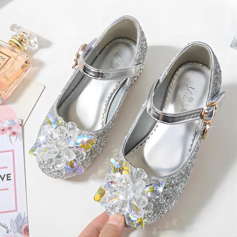 Chaussures pour enfants à fleurs plage princesse fille chaussures pour enfants paillettes chaussures