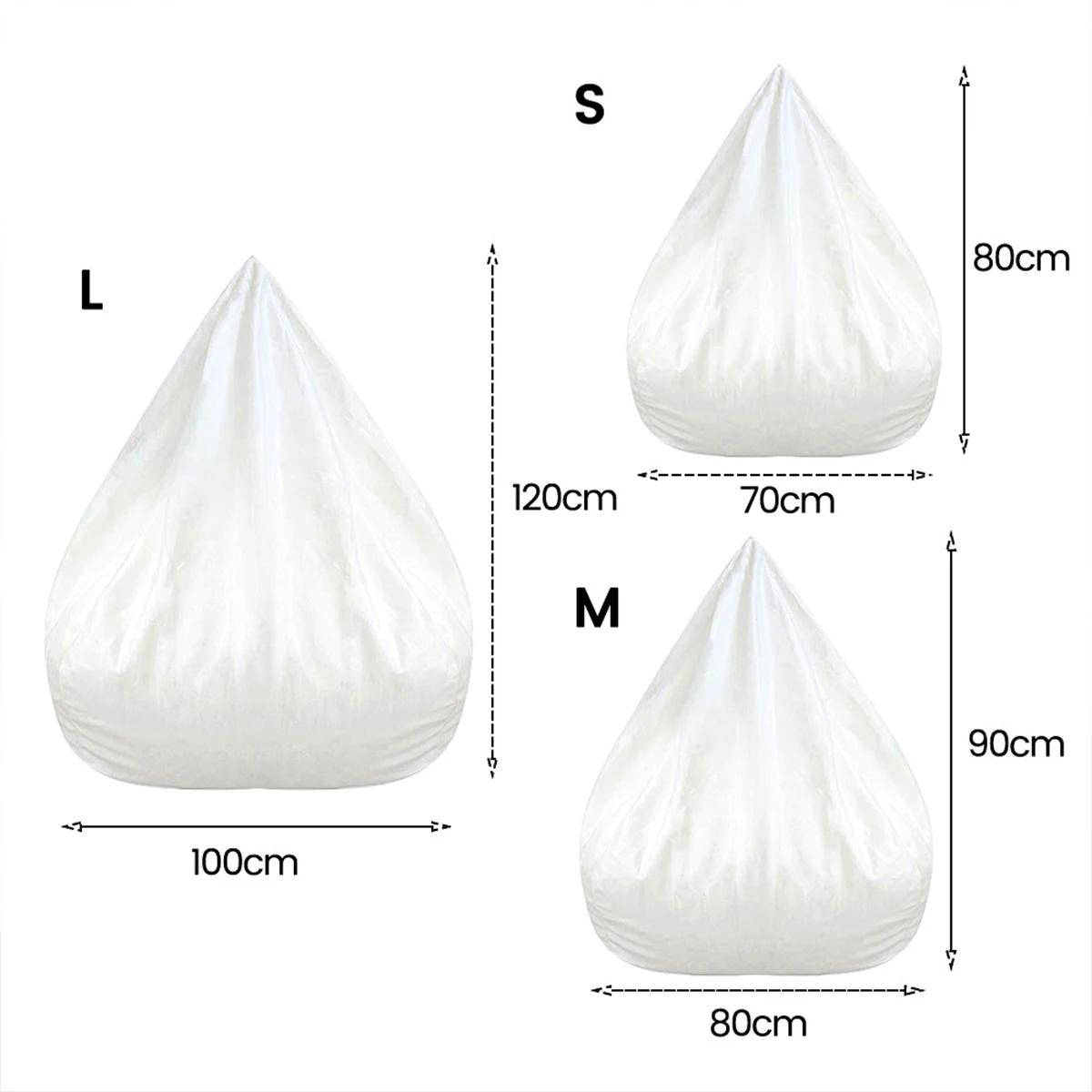 Canapé de remplacement intérieur sans remplissage, doublure intérieure amovible et lavable pour sac 