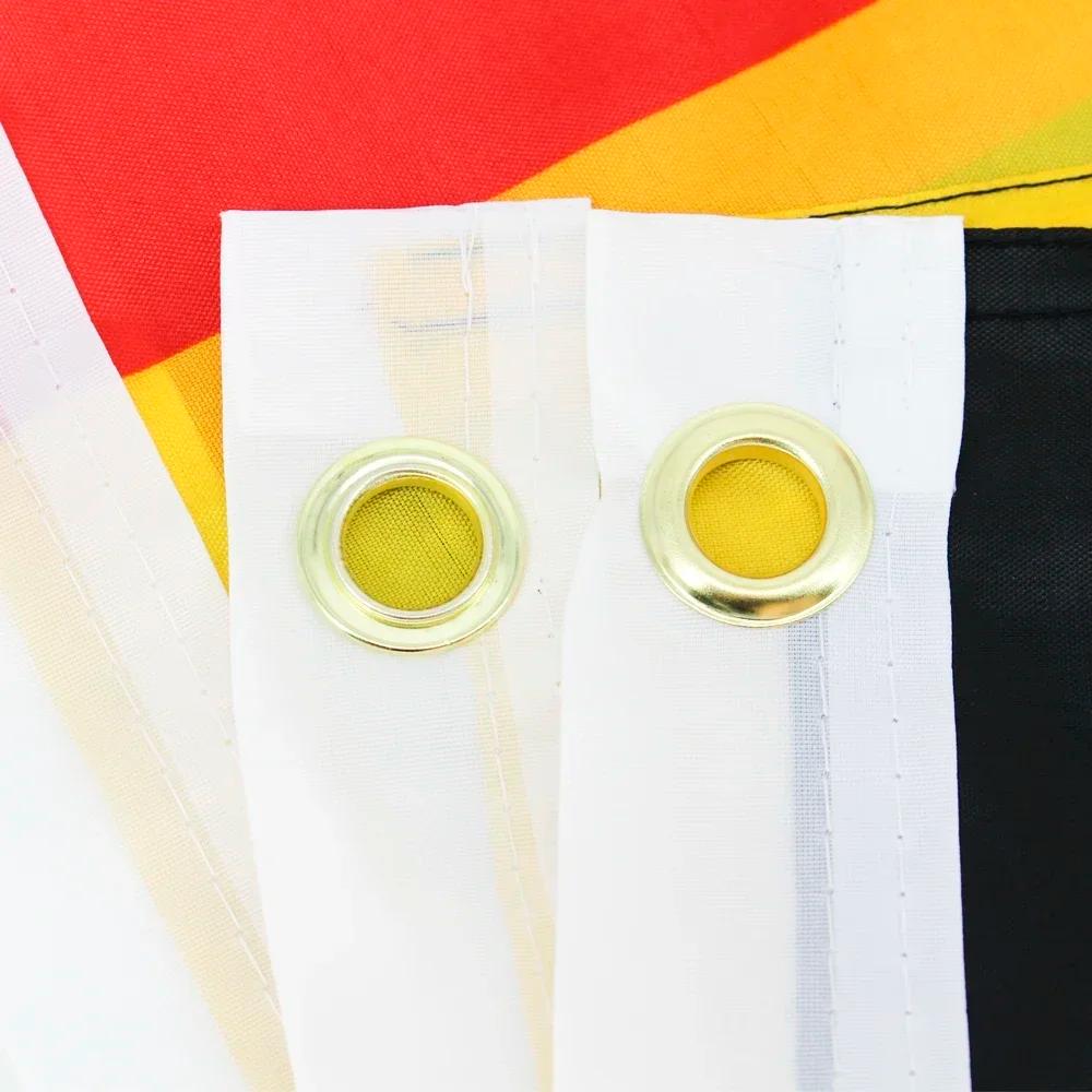 Drapeau de la république démocratique allemande, bannière d'Allemagne de l'est, 90x150cm, en Polyest