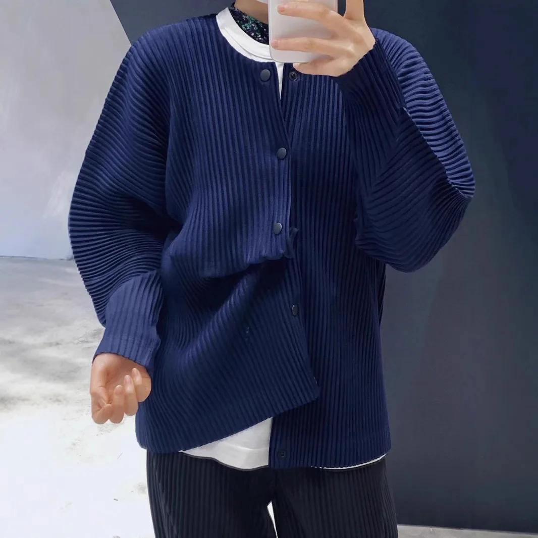 Miyake été 2025 nouveau Cardigan chemise veste plissée mode plissée tendance affaires banlieue polyv