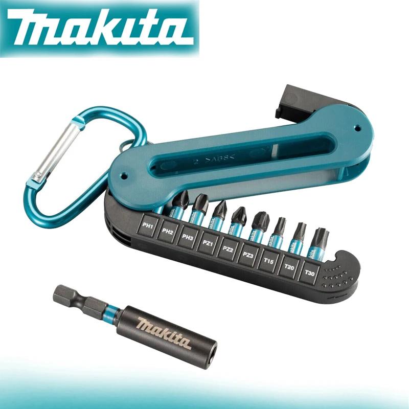Makita E-15849 25mm Impact noir tournevis jeu d'embouts 10 pièces pilote électrique forets manchon p