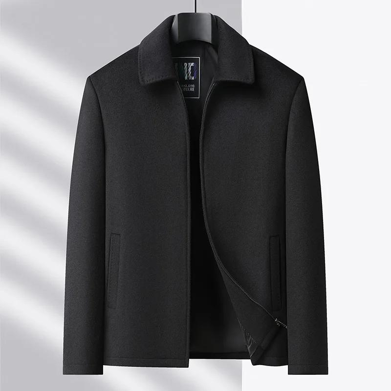 Veste de direction en laine pour hommes, haut de gamme, à la mode, cool, polyvalente, tendance et dé