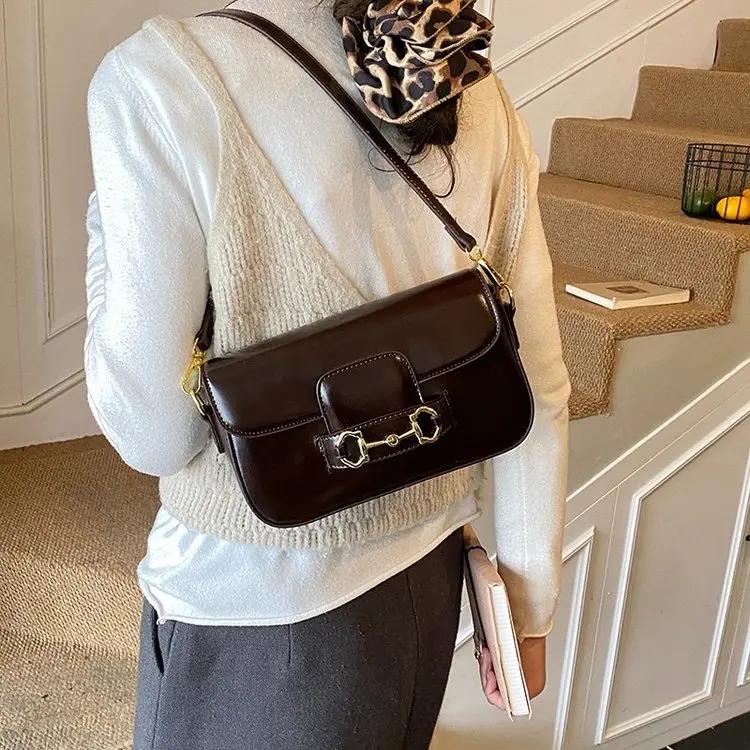 Sacs à langer en cuir vintage élégants et décontractés pour femmes, sacs fourre-tout de luxe grande 