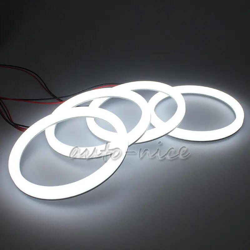 Anneau lumineux LED Angel Eye Halo, en coton blanc, pour BMW E46 OJ Coupé Facelift, 106mm