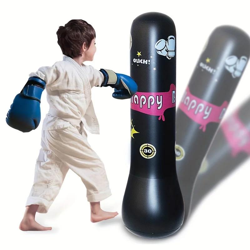 Sac de boxe gonflable pour enfants, avec jouets gonflables à rebond, sac Bop pour enfants, cadeaux a