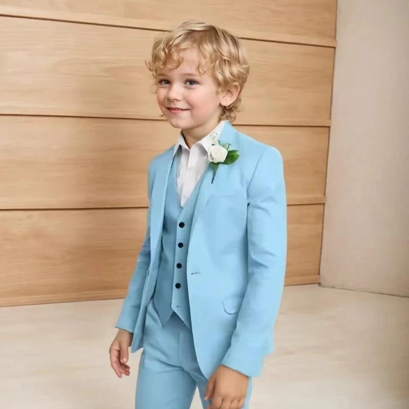 Ensemble de Costume pour garçons à la mode pour Costume de fête de mariage 3 pièces ensemble de Cost