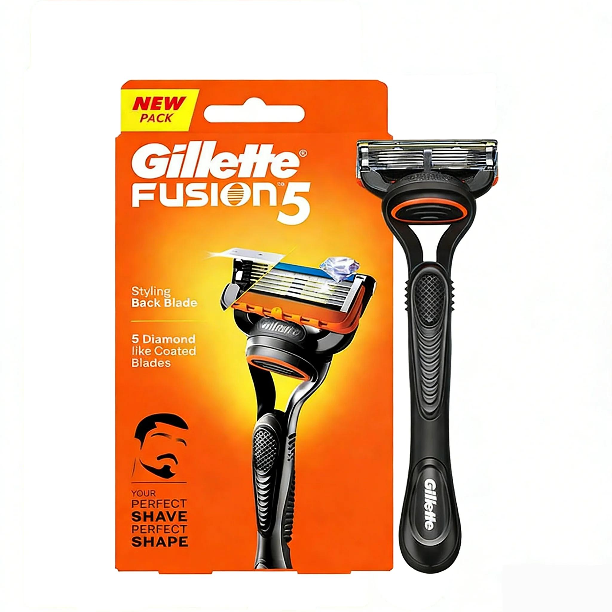 Rasoir Gillette Fusion5 pour hommes, ensemble de rasoirs pour hommes, lames de rasoir Gillette Fusio