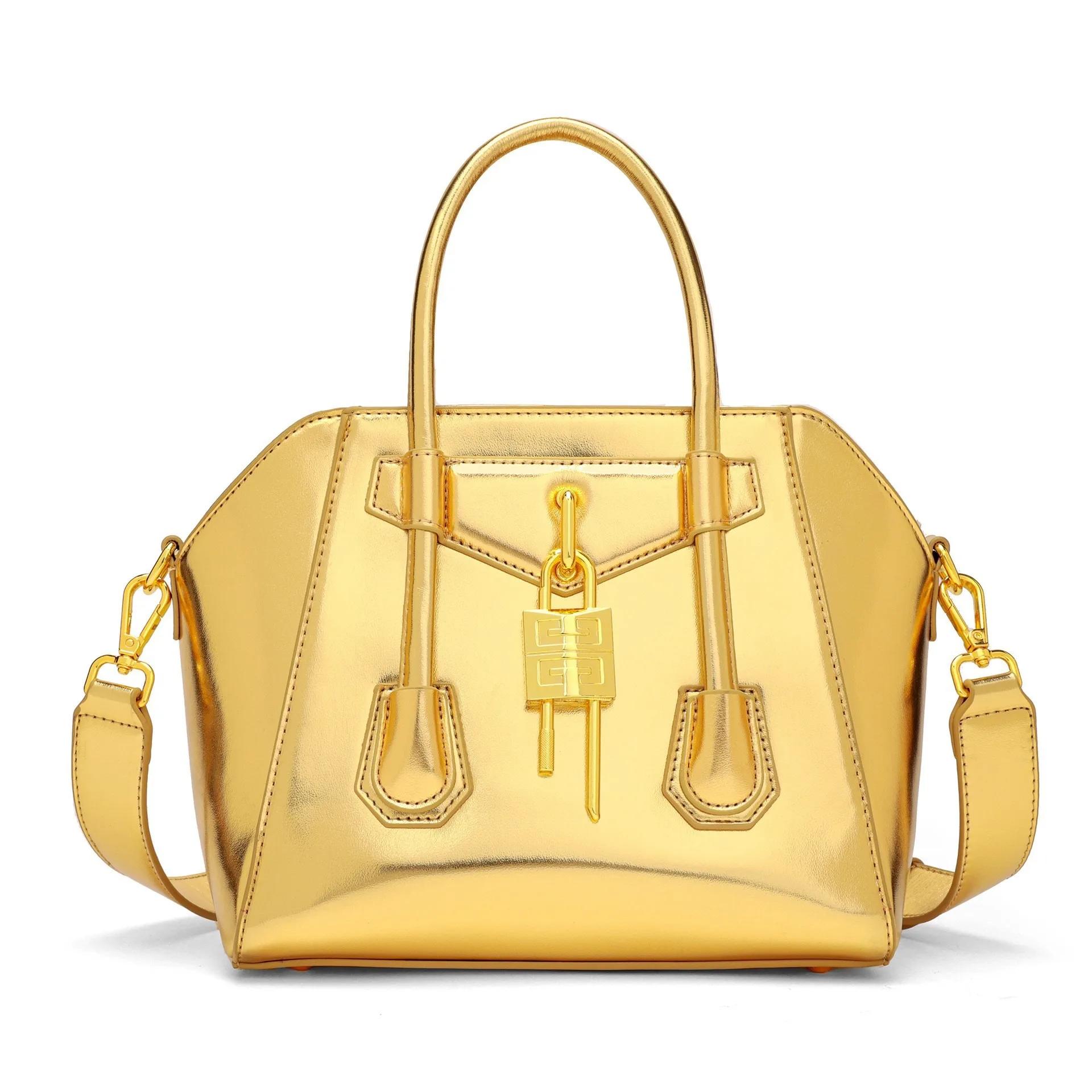 Sacs à couches élégants de couleur unie pour femmes, sac fourre-tout haut de gamme, sac bandoulière 