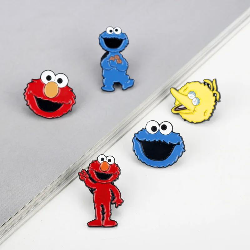 5 pièces/ensemble classique dessin animé émail broche animaux broches épinglettes Badges sur sac à d