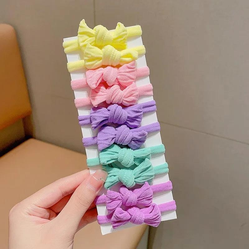 Bande de sauna pour enfants, haute élasticité, nœud, boucle de cheveux, petite fille, pas Hskins, bo