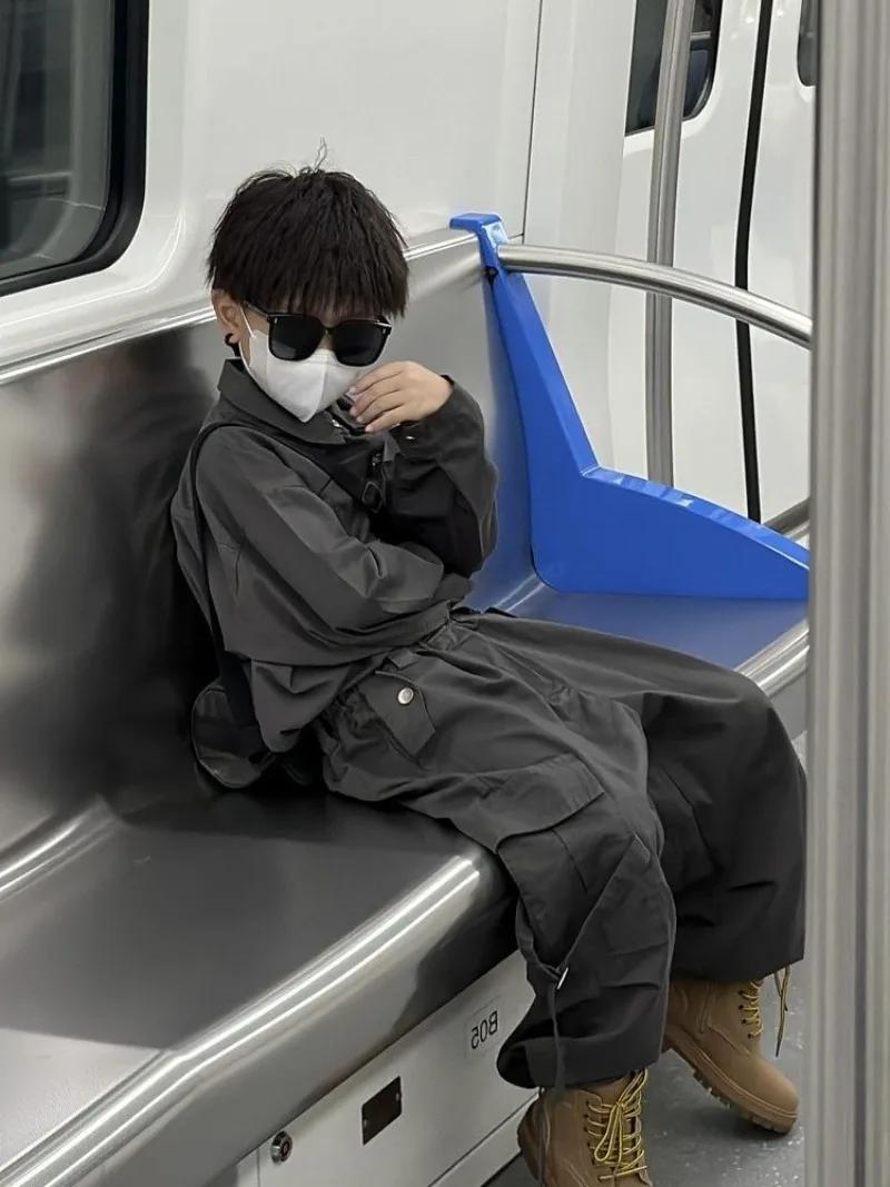 Ensemble de chemises pour enfants, vêtements pour élèves du primaire, vêtements pour hommes, automne