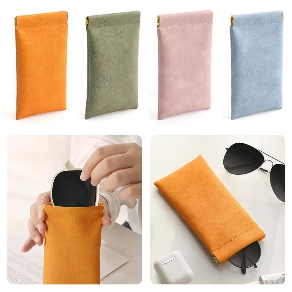 Sac de rangement pour lunettes à domicile, Texture Cortex, rangement pour lunettes, bouche en Shrapn