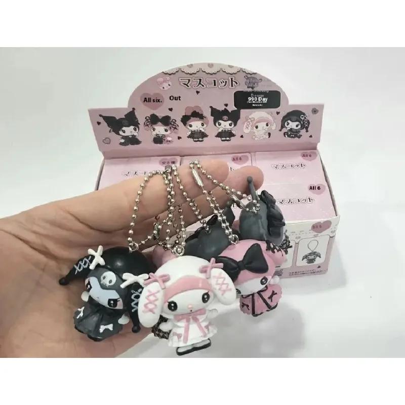 Sanrio Kuromi ma mélodie boîte aveugle Anime Figure Collection filles sac à dos porte-clés jouet Sur