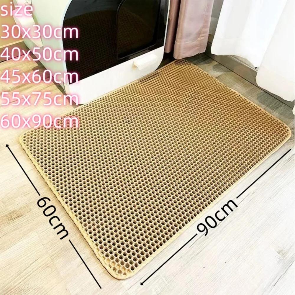 Polymère brûleur imperméable à double couche pour litière pour chat, grande taille, toilettes pour a