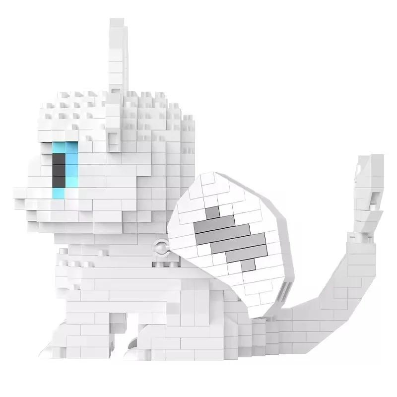 Nouveaux blocs de construction animaux jouets dessin animé Dragon Microes blocs figurines d'action H