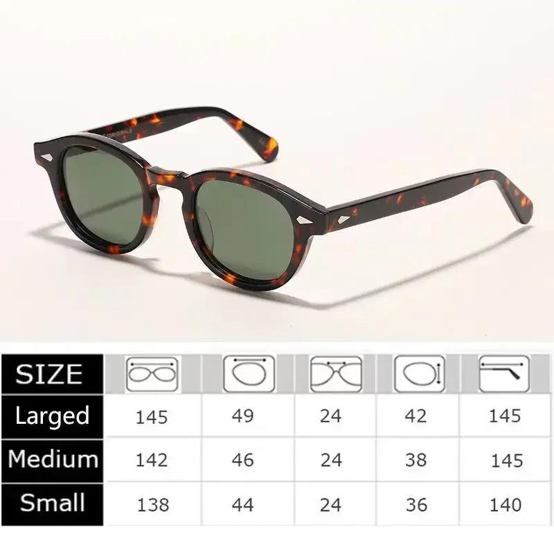 Lunettes de soleil polarisées Johnny Depp pour hommes et femmes, lunettes de soleil vintage, monture