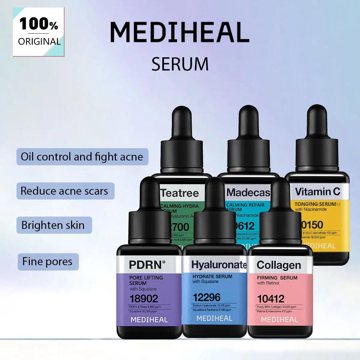 Sérum MEDIHEAL, Consistance Facilement Étirable, Mélange Respirant, Expérience Apaisante pour la Pea