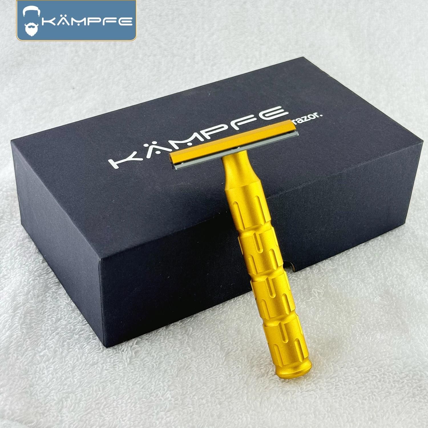Rasoir de sécurité à double tranchant en aluminium AL7075 de haute qualité, usiné CNC par KAMPFE, ca