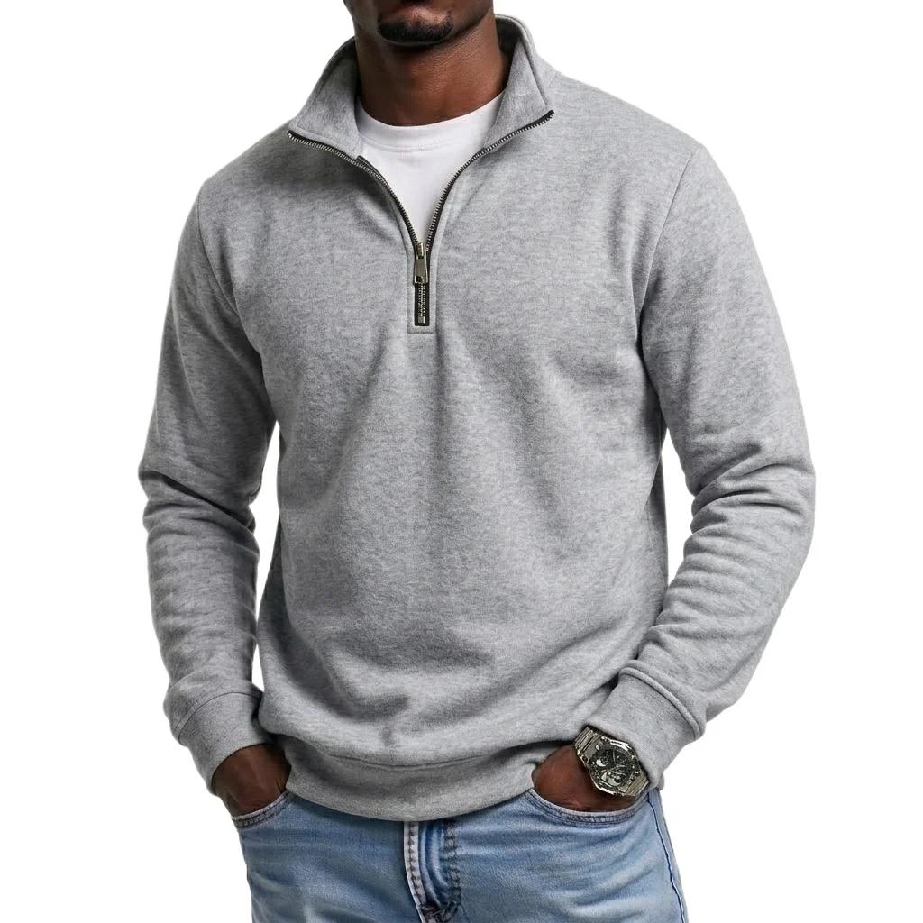 Sweat-shirt à fermeture éclair pour homme, idéal pour le sport et les activités de plein air, avec c