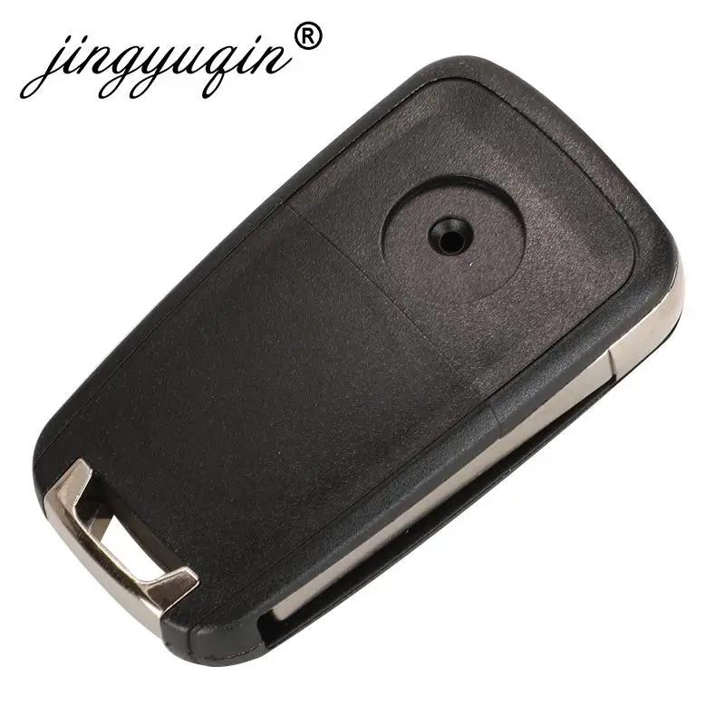 Jingyuqin – télécommande à clapet, 5 pcs/lot, 315/433MHz, avec puce ID46, pour Chevrolet Cruze Aveo,