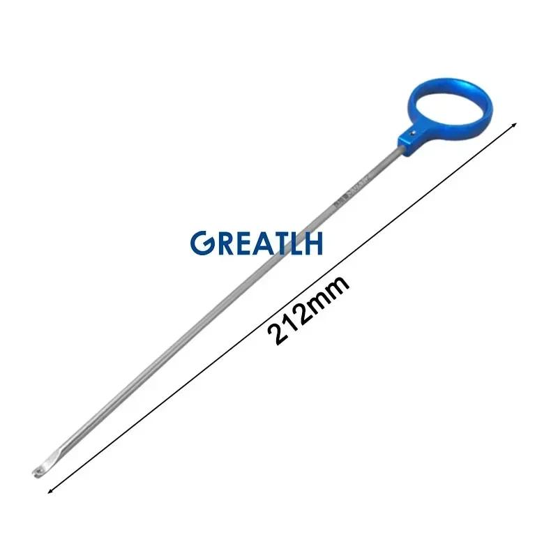 GREATLH orthopédie Instrument chirurgical laparoscopique noeud poussoir poignée en aluminium Instrum
