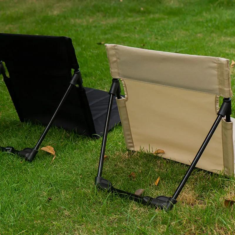 Chaise de dossier pliante de Camping, sièges de stade respirants, support en alliage d'aluminium, ch