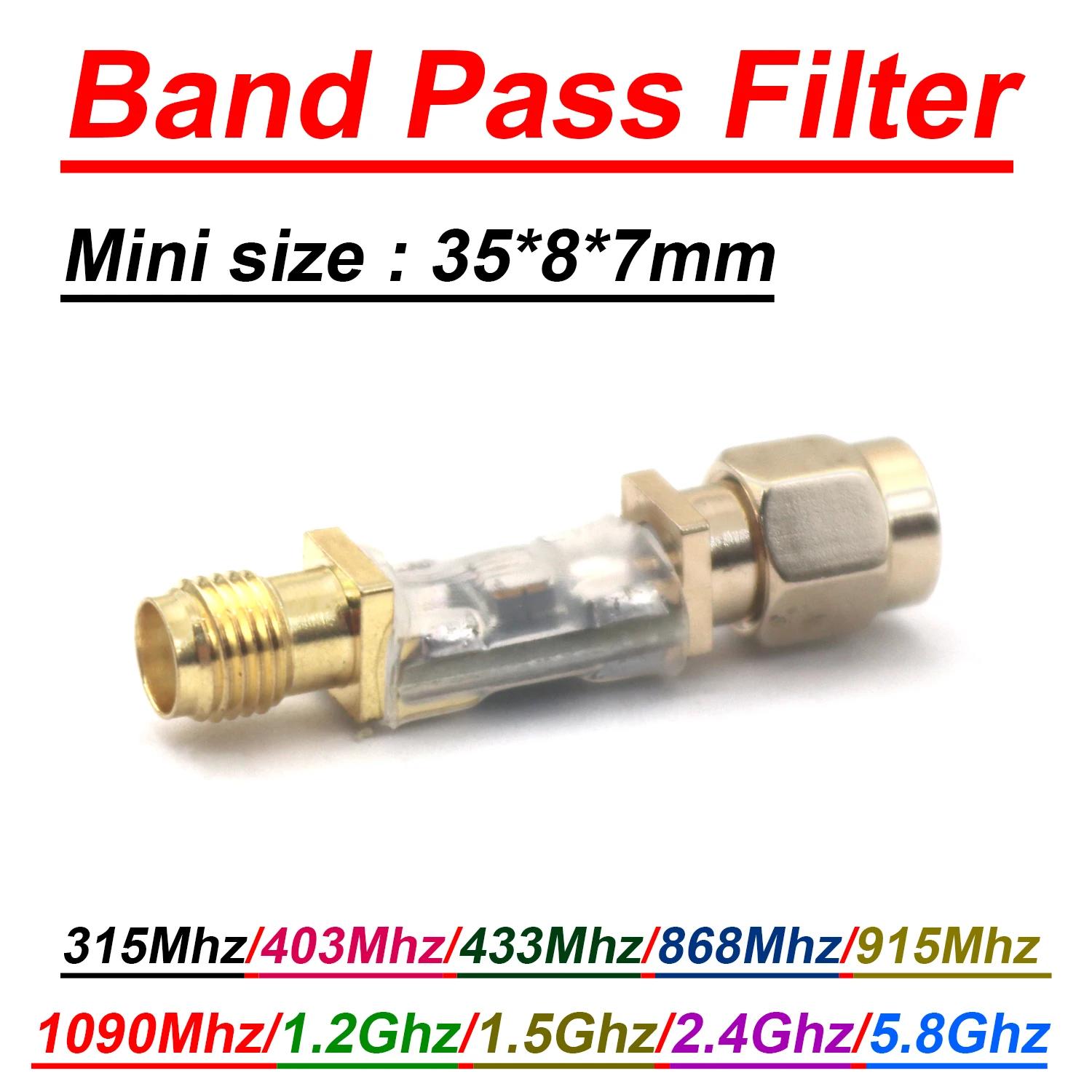 Mini filtre passe-bande RF Bdissolve, 433Mhz, 868Mhz, 915Mhz, 1090M, 1.2 mesurz, 1.5 mesurz, 2.4 mes