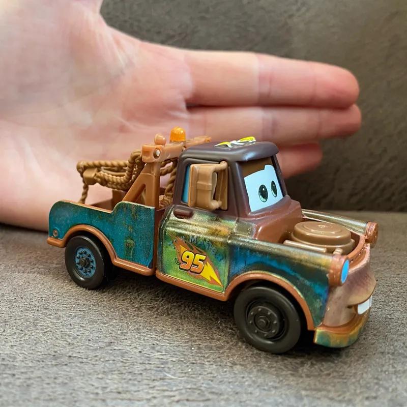 Voitures Disney Pixar, jouet Lightning McQueen Jackson Storm Mater Sally Sheriff 1:55, modèle de voi