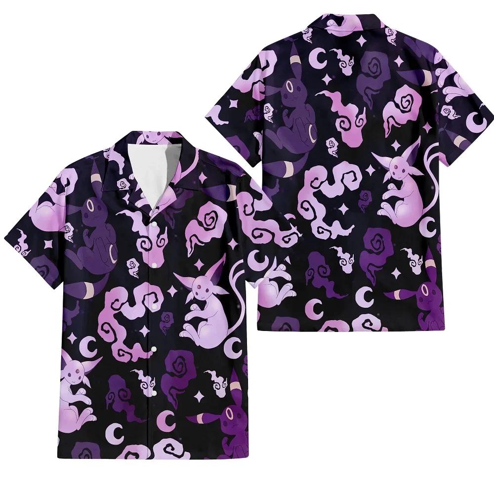 T-shirt hawaïen pour hommes 3D amusant dessin animé imprimé animal hommes été plage ample surdimensi