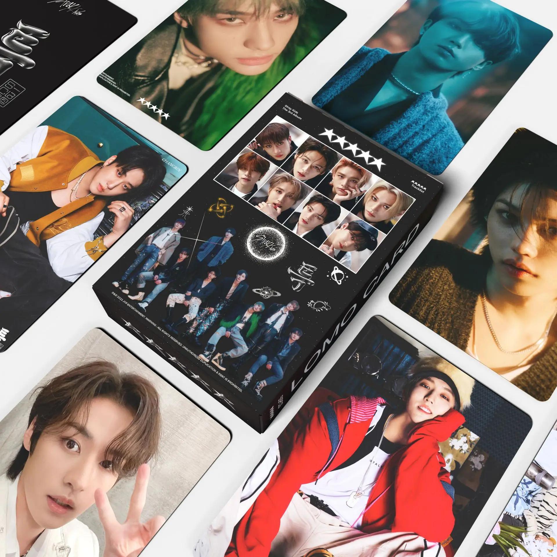 Ensemble de 55 cartes Lomo Stray Kids, Ginet Karma Do It ATE Album, cartes photo à thème, collection