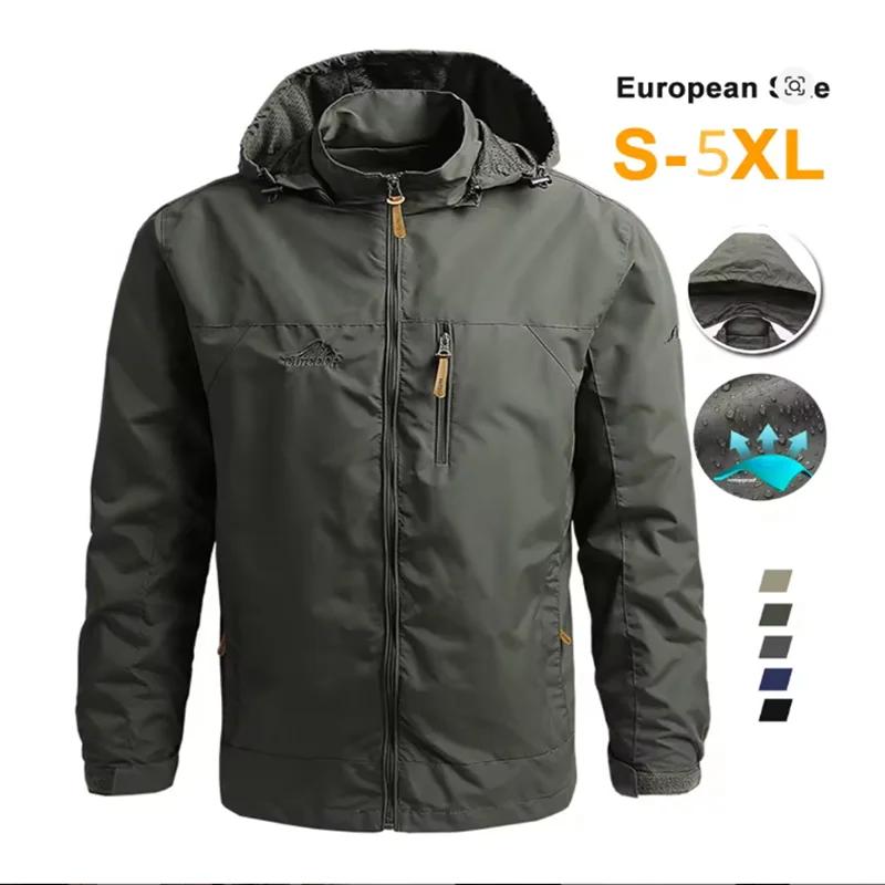 Veste de sport décontractée coupe-vent Stormtrooper à capuche, grande taille M-5XL, pour l'extérieur