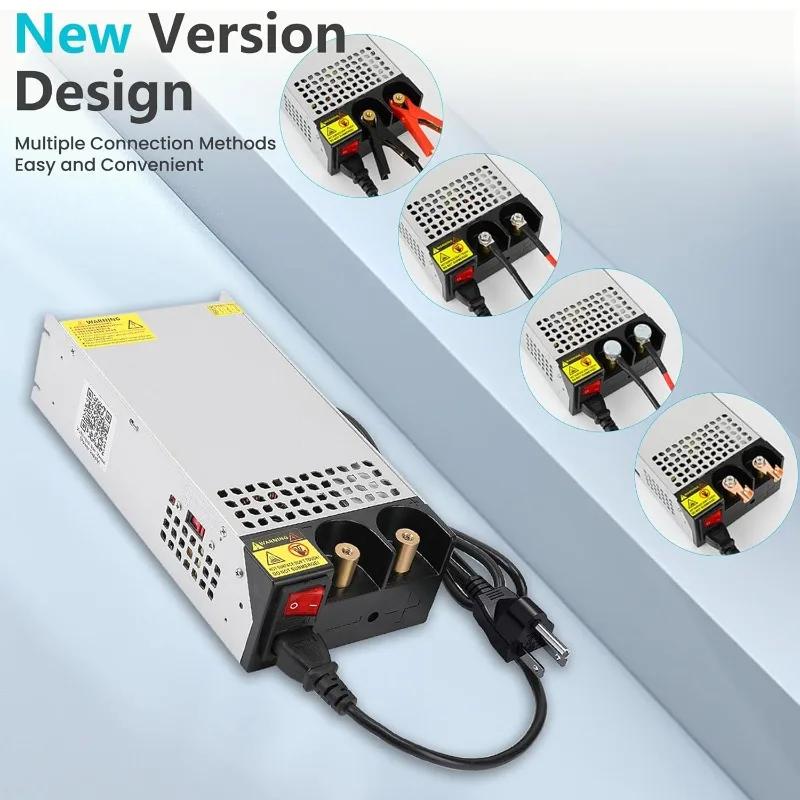 Alimentation électrique DC 12V 125A 1500W, convertisseur 110V AC à 12V DC, adaptateur d'alimentation