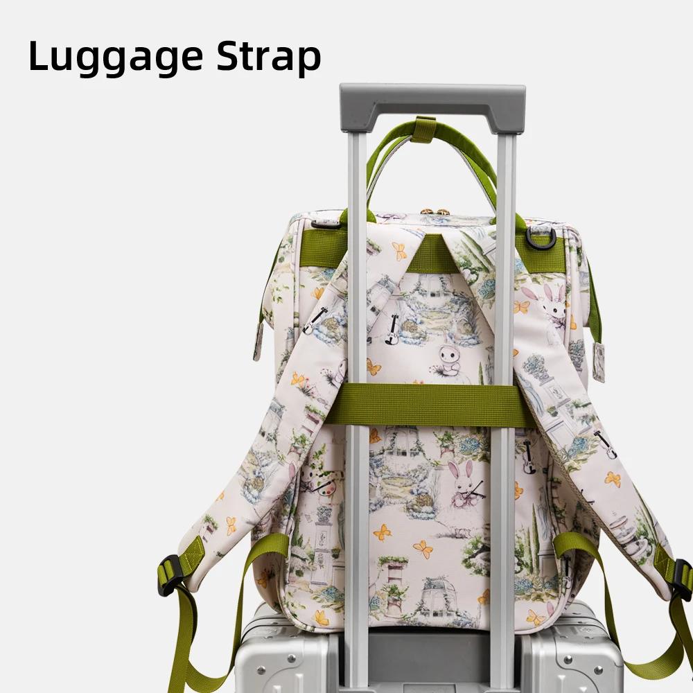 Sac à dos pour couches Sunveno de grande capacité – Sac de maternité élégant avec poches multifoncti