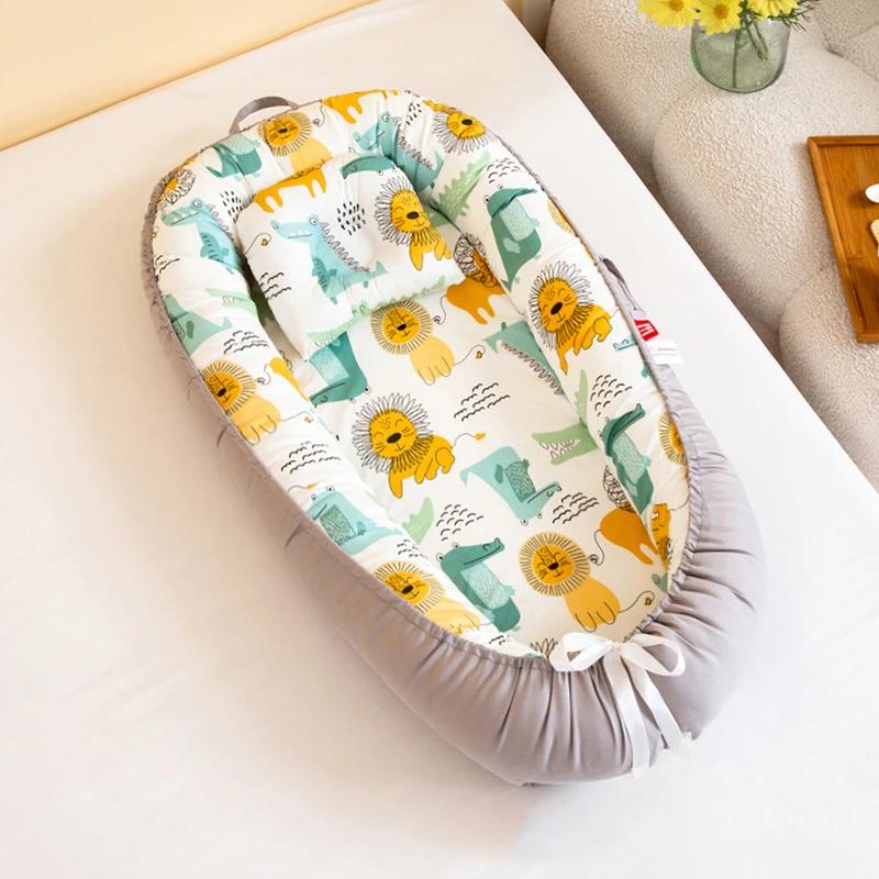 Noix de bébé en coton, berceau pour bébé, lit de bébé, couffin Portable, lit de voyage, pare-chocs a