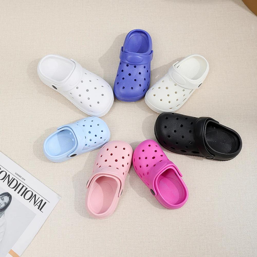 Pantoufles imperméables pour enfants, chaussures de plage antidérapantes pour l'extérieur, pour garç