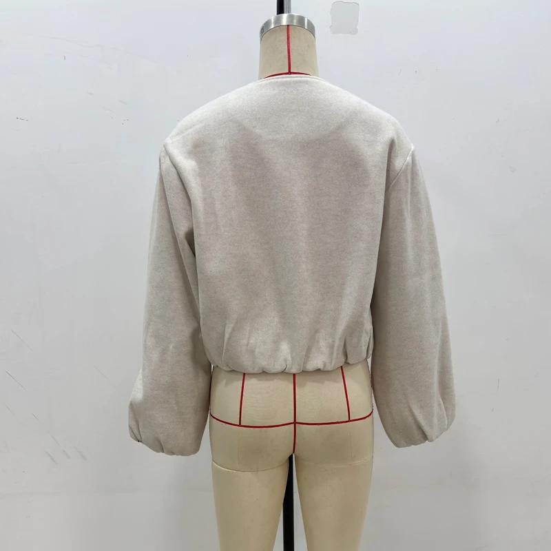 MUJER 2025 polaire Bomber vestes pour femmes doux fermeture éclair femme veste de sport à manches lo