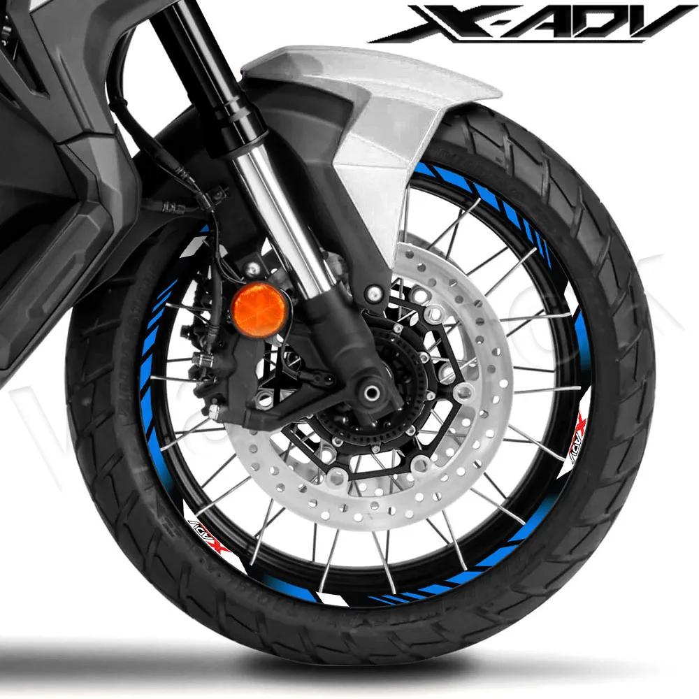 Autocollant réfléchissant pour roue de moto Xadv X-ADV 750 xadv750 x-aventure, 17 pouces, 15 pouces,