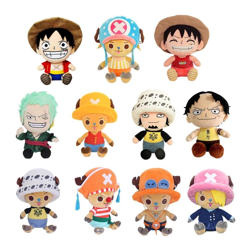Jouets en peluche anime japonais pour enfants, figurine de dessin animé originale, Luffy, Chopper, Z