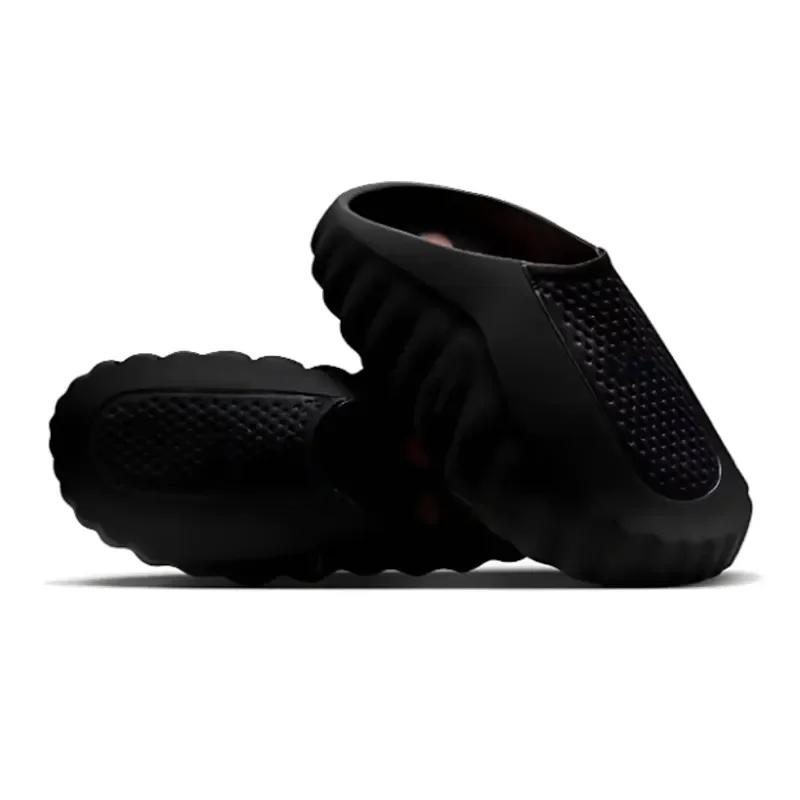 Claquettes de confort Rubber Tech 001, claquettes de course Running Bone White Red Black Light Smoke