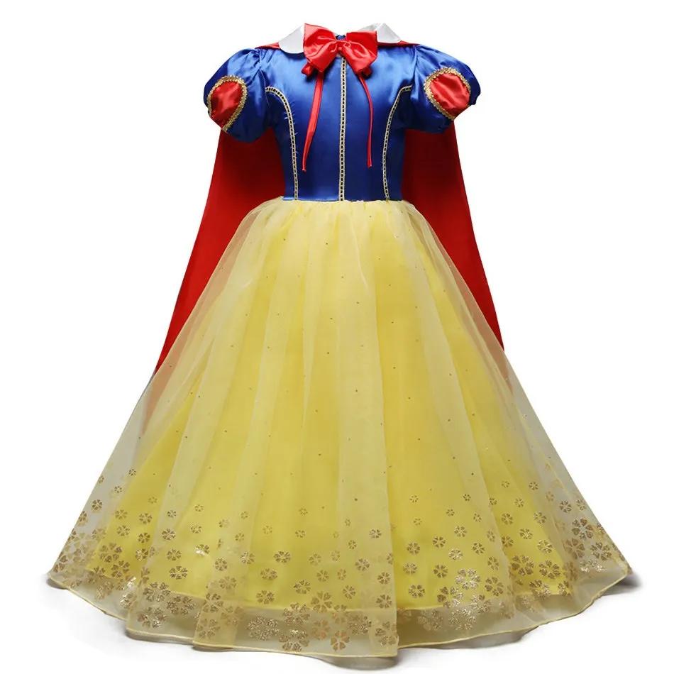 Robe de princesse Elsa et Anna pour filles, robe de carnaval pour enfants, déguisement de fleurs de 