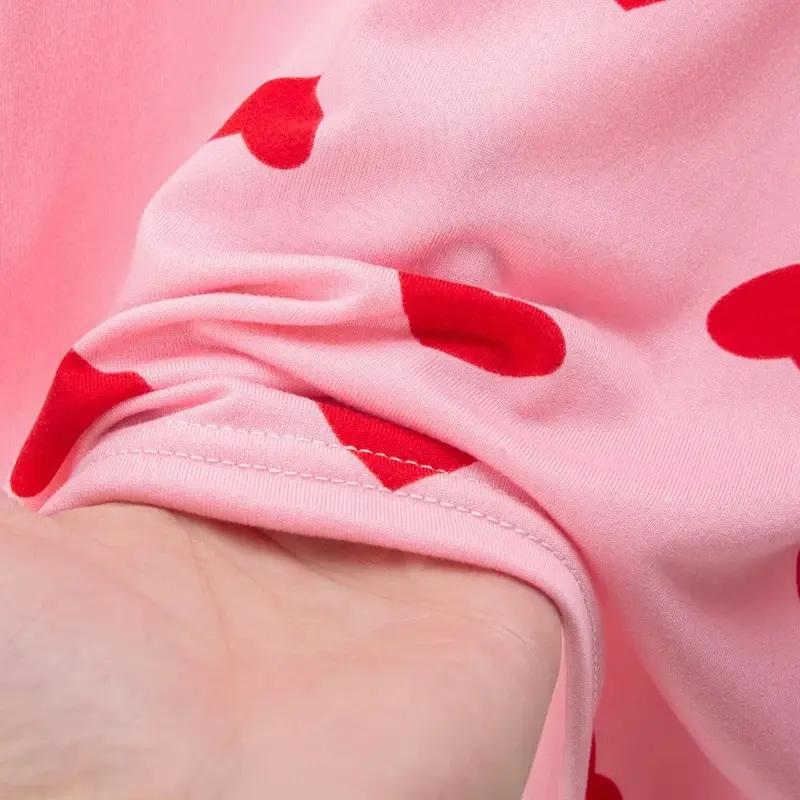 3 pièces fille été amour pantalons à manches courtes Shorts trois pièces fille Ōwarawa confortable m