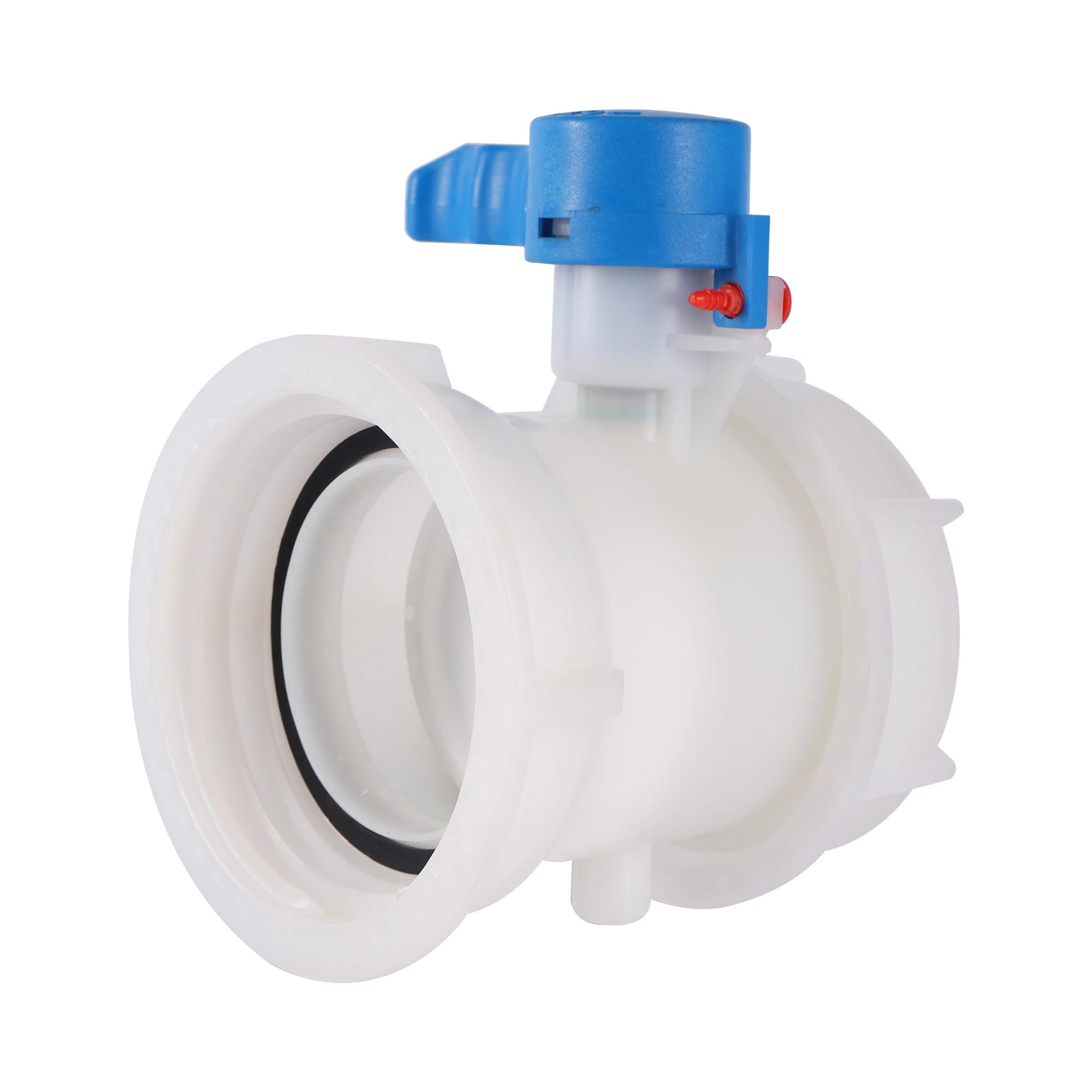 Vanne papillon de réservoir IBC DN40/50/80 62/75/100mm, conteneur de réservoir fourre-tout, Valve de