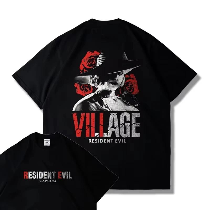CAPCOM-T-Shirt à Manches Courtes pour Homme et Femme, Vêtement Imprimé Saint Valentin, Harajuku, Y2k